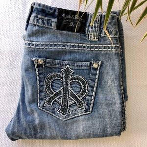 🌿 Rock & Roll Cowgirl Denim Jeans